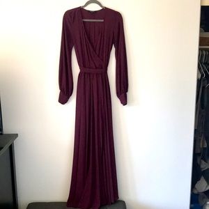 Olivaceous Long flowing dress Never Worn